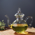 Glass Teapot Stainless Steel Infuser Teapot for Iced Tea